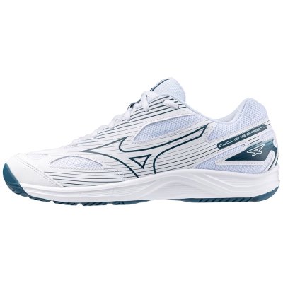 Zapatillas Para Voleibol Mizuno Cyclone Speed 4 Hombre - Blancos / Azules / Plateados - Chile M659H